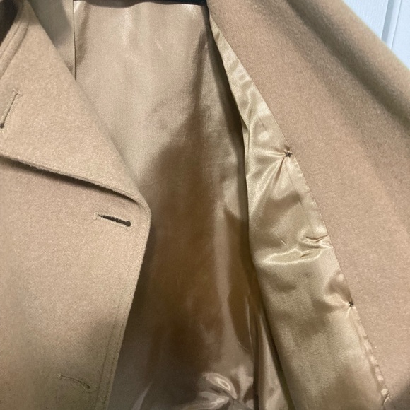 Ralph Lauren Camel Double-Breasted Pea Coat - Picture 5 of 11